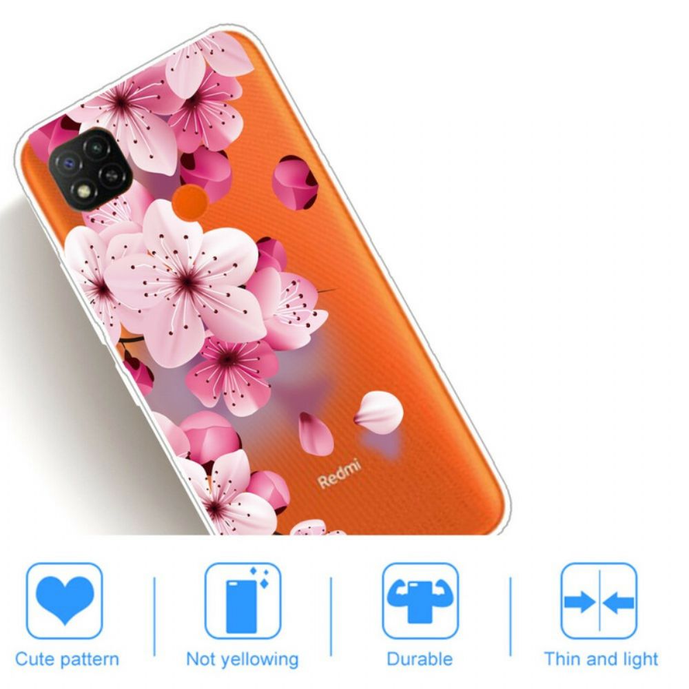 Hoesje voor Xiaomi Redmi 9C Premium Bloemen