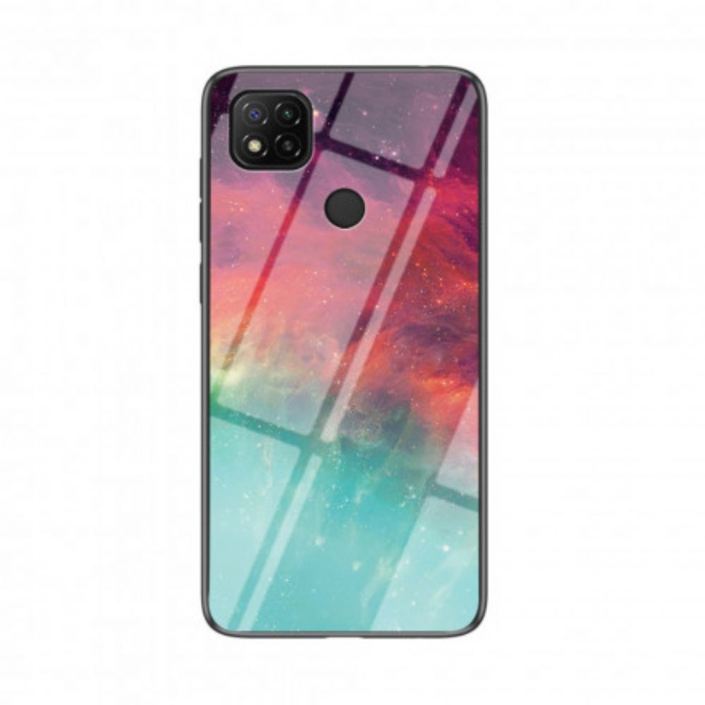 Hoesje voor Xiaomi Redmi 9C Schoonheid Gehard Glas