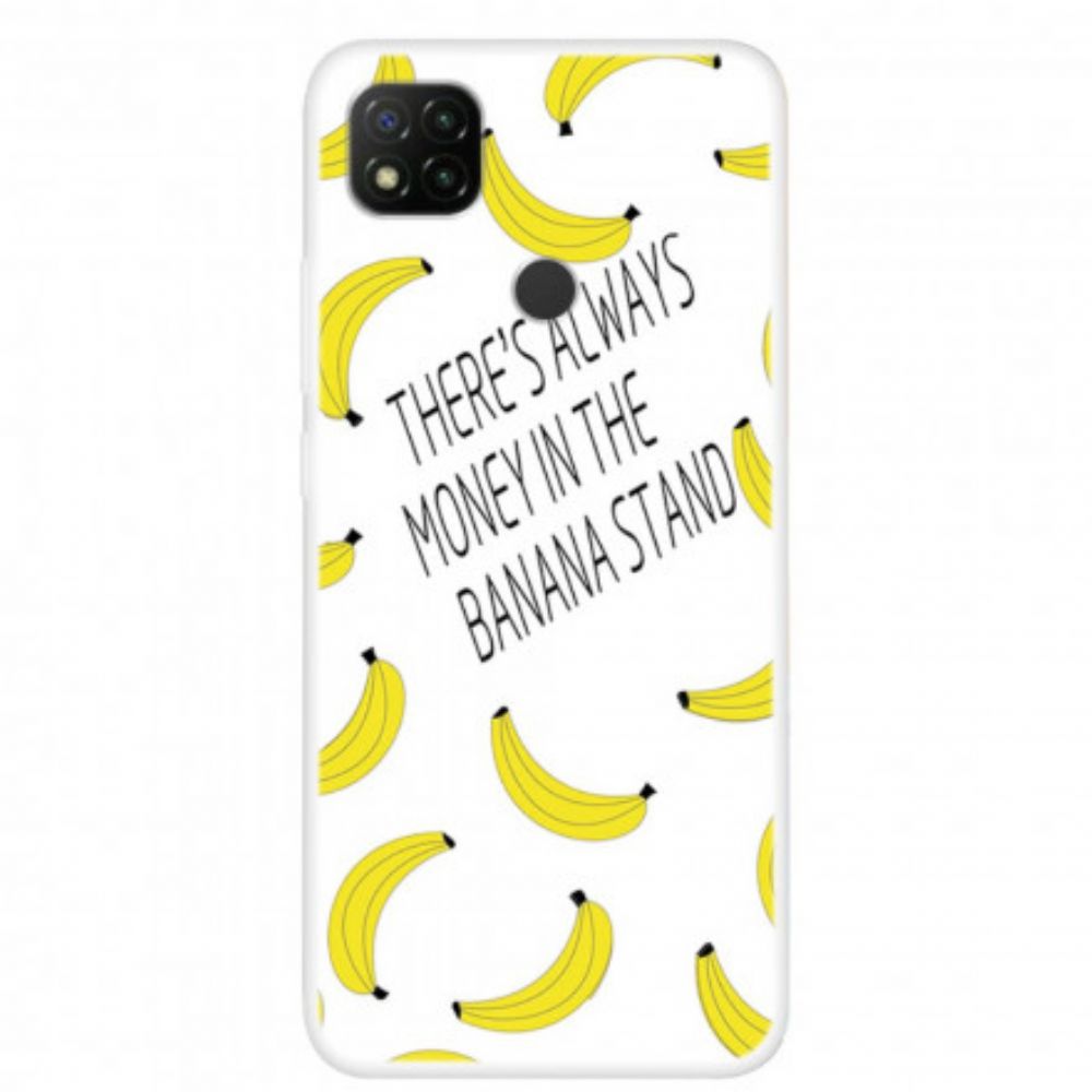 Hoesje voor Xiaomi Redmi 9C Transparant Bananengeld