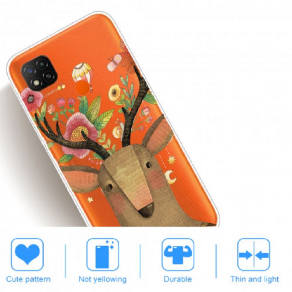 Hoesje voor Xiaomi Redmi 9C Tribale Herten