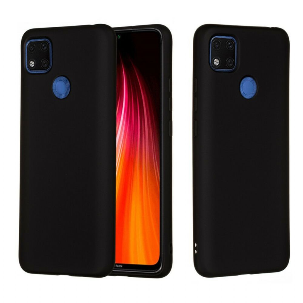 Hoesje voor Xiaomi Redmi 9C Vloeibare Siliconen Met Koord