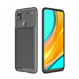 Telefoonhoesje voor Xiaomi Redmi 9C Koolstofvezelslang