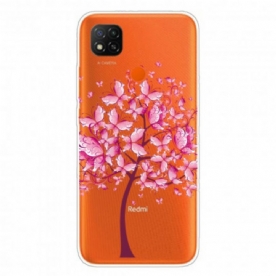 Telefoonhoesje voor Xiaomi Redmi 9C Roze Boom Top