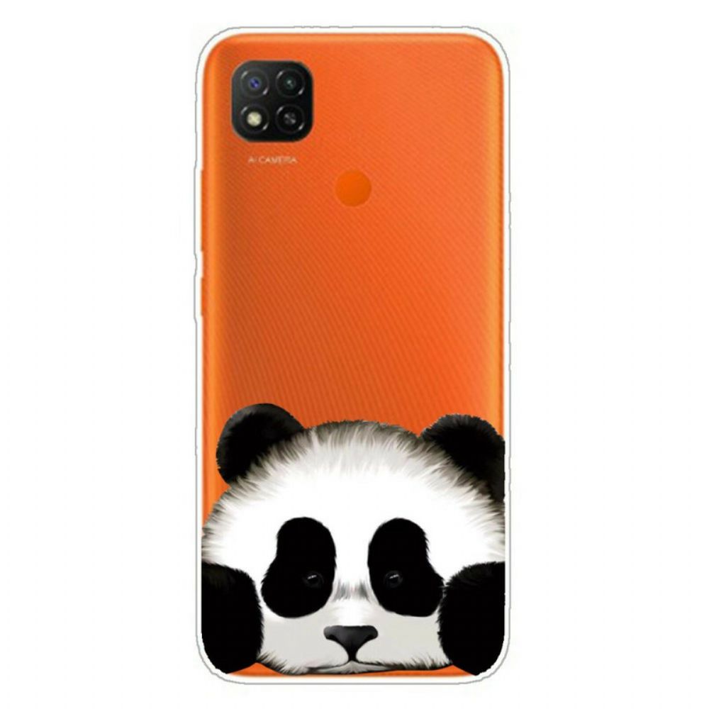 Telefoonhoesje voor Xiaomi Redmi 9C Transparante Panda