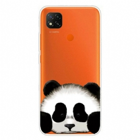 Telefoonhoesje voor Xiaomi Redmi 9C Transparante Panda