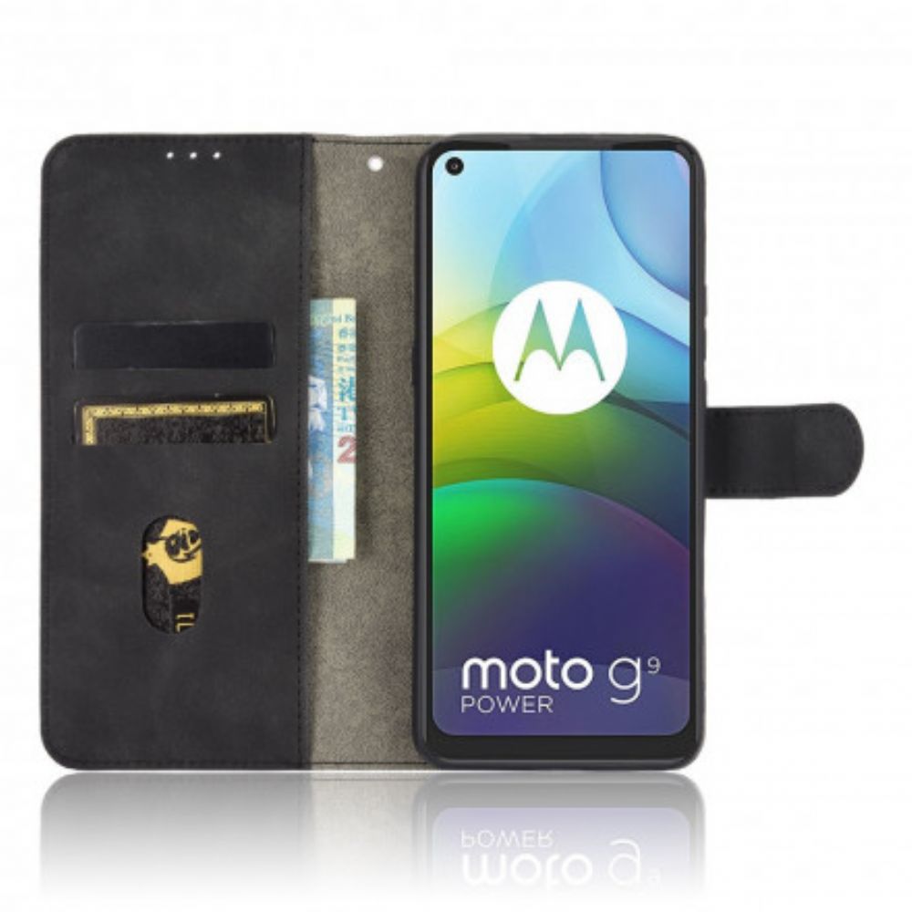 Leren Hoesje voor Moto G9 Power Zachtheid