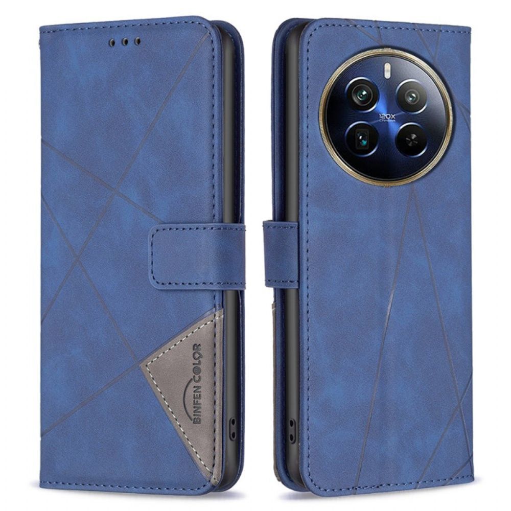 Bescherming Hoesje Realme 12 Pro / 12 Pro Plus Binfen Kleur Geometrisch Patroon