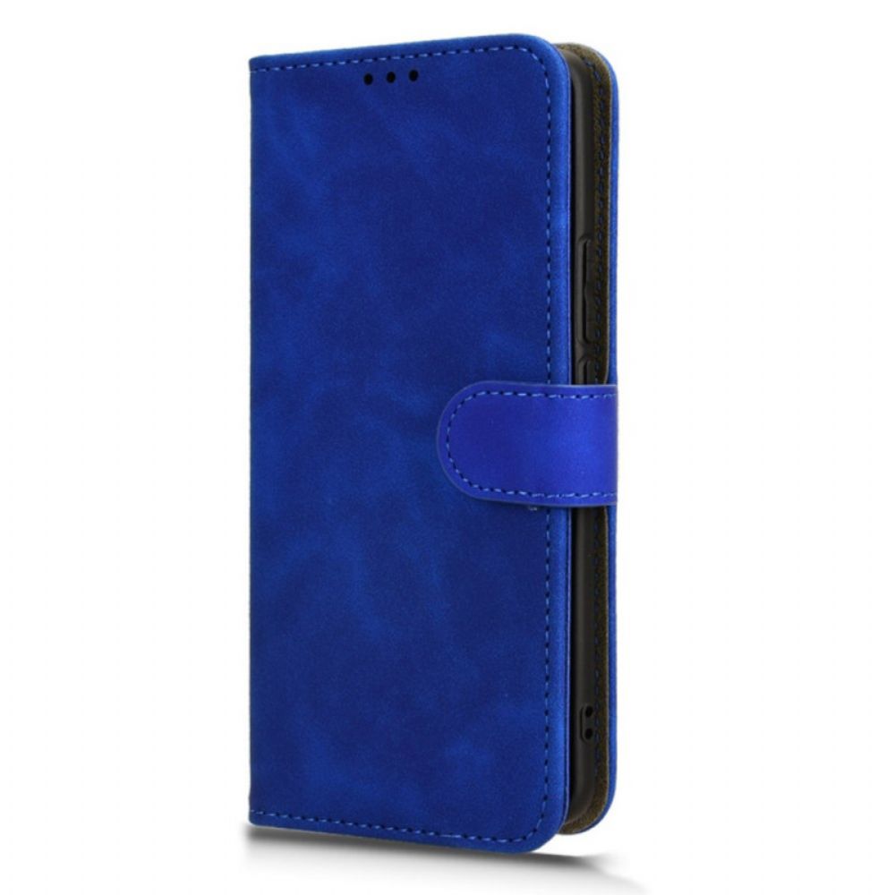 Flip Case Leren Realme 12 Pro / 12 Pro Plus Suède-effect