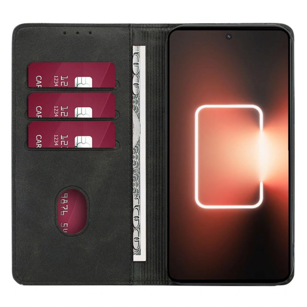 Folio-hoesje Realme 12 Pro / 12 Pro Plus Leereffect