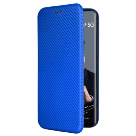 Folio-hoesje Realme 12 Pro / 12 Pro Plus Telefoonhoesje Koolstofvezel