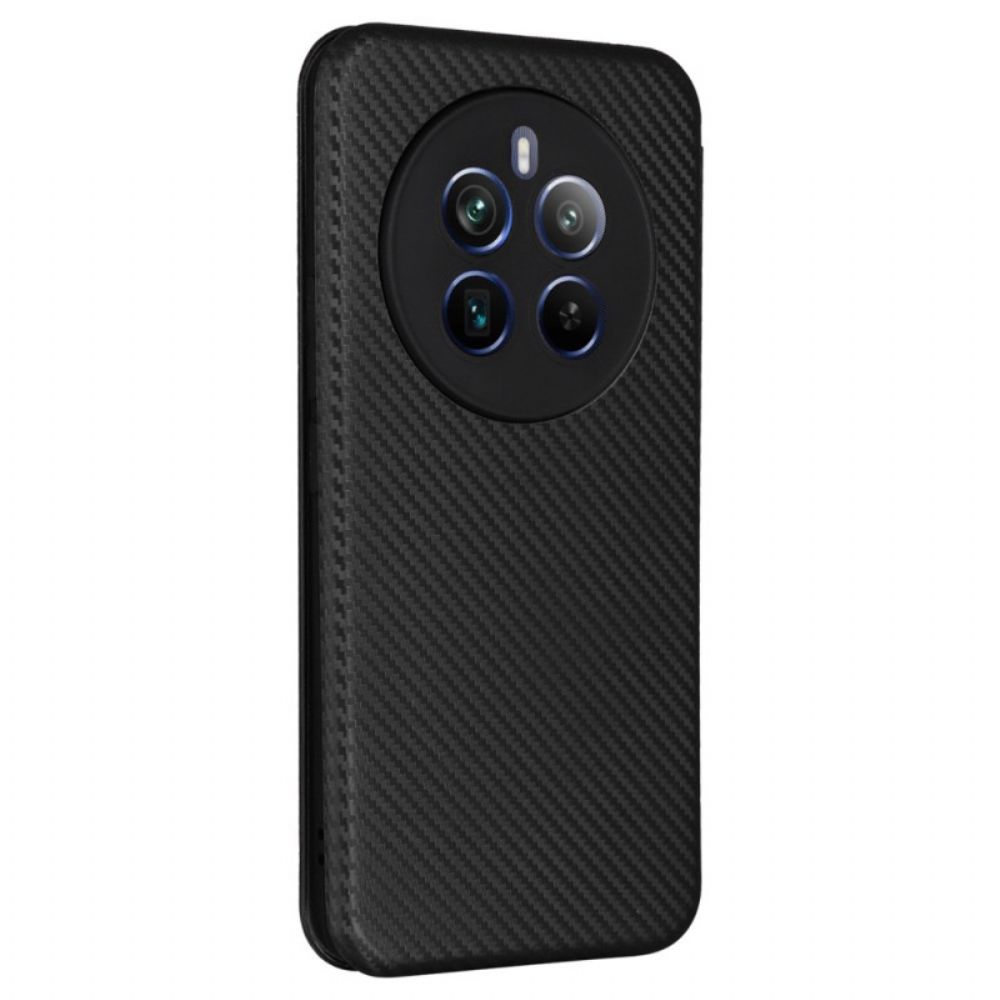 Folio-hoesje Realme 12 Pro / 12 Pro Plus Telefoonhoesje Koolstofvezel