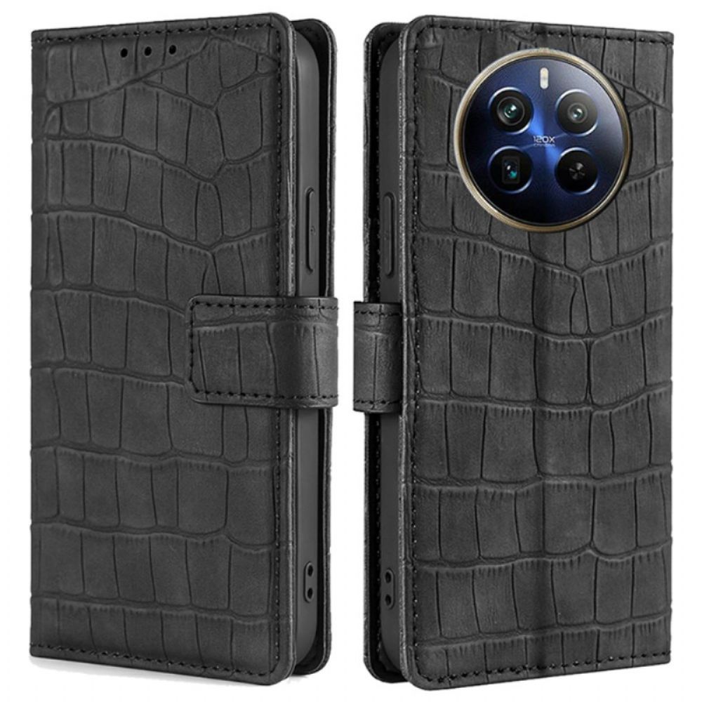 Folio-hoesje Realme 12 Pro / 12 Pro Plus Telefoonhoesje Krokodilstijl