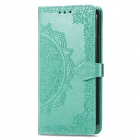 Leren Hoesje Huawei Pura 70 Barok Mandala Met Riempje