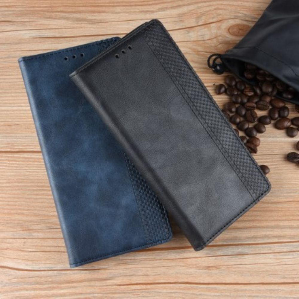 Bescherming Hoesje voor Xiaomi Redmi Note 7 Folio-hoesje Vintage Gestileerd Leereffect