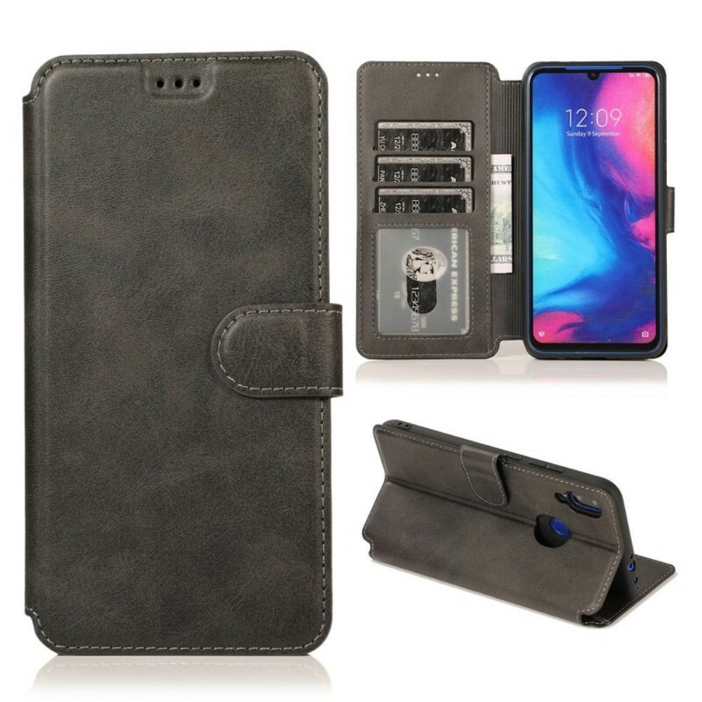 Flip Case voor Xiaomi Redmi Note 7 Extreem Leereffect