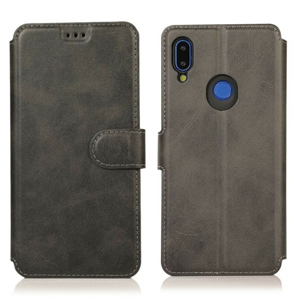 Flip Case voor Xiaomi Redmi Note 7 Extreem Leereffect