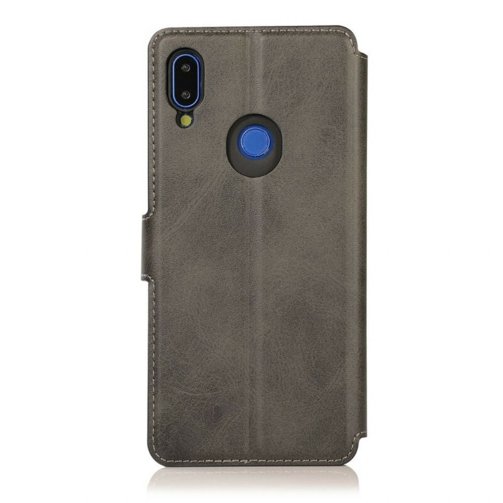 Flip Case voor Xiaomi Redmi Note 7 Extreem Leereffect