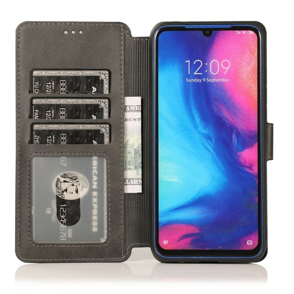 Flip Case voor Xiaomi Redmi Note 7 Extreem Leereffect