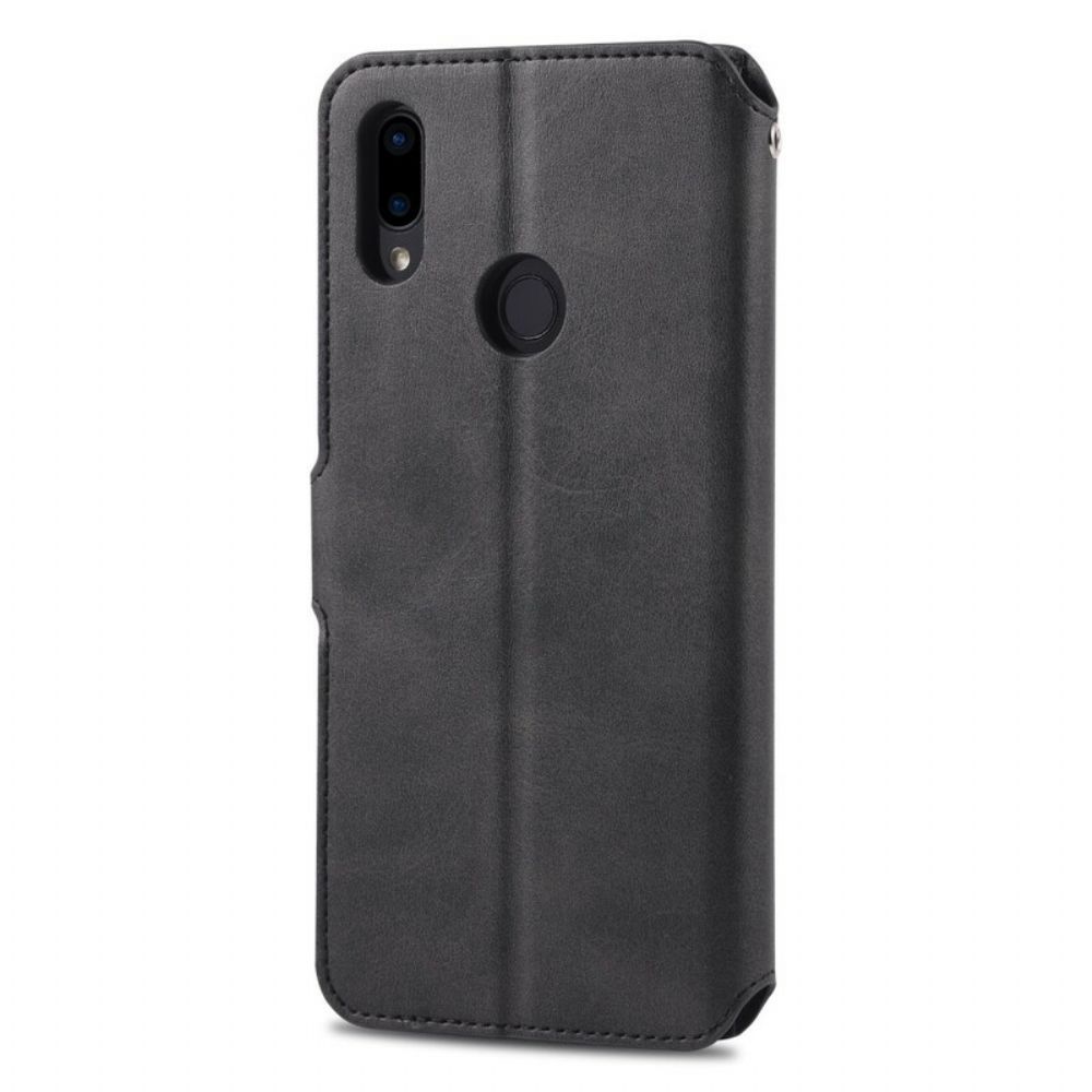 Folio-hoesje voor Xiaomi Redmi Note 7 Azns Retro