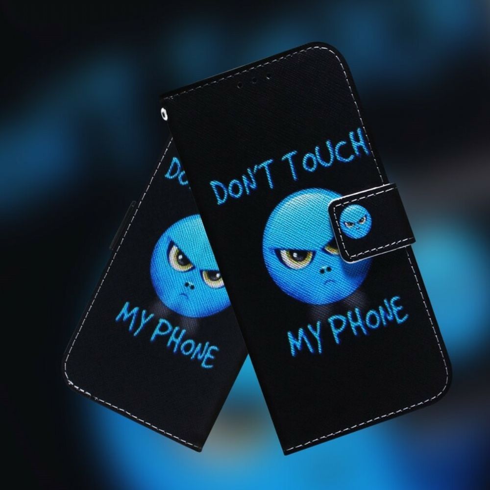 Folio-hoesje voor Xiaomi Redmi Note 7 Emoji-telefoon