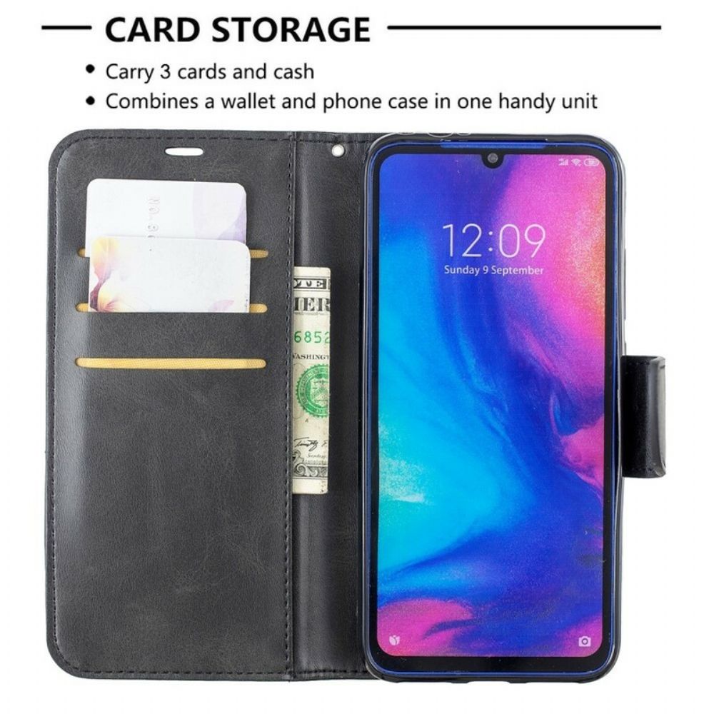 Folio-hoesje voor Xiaomi Redmi Note 7 Flip Case Gladde Schuine Klep