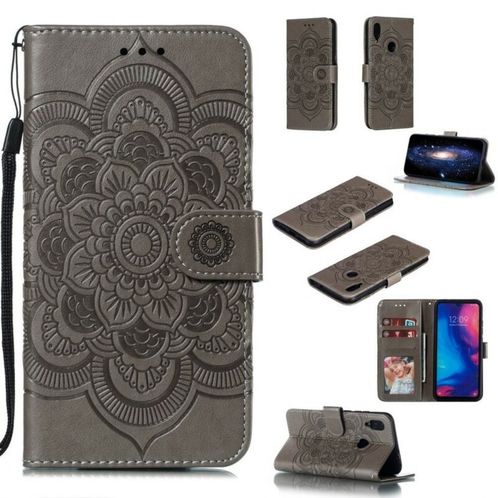 Folio-hoesje voor Xiaomi Redmi Note 7 Integer Mandala