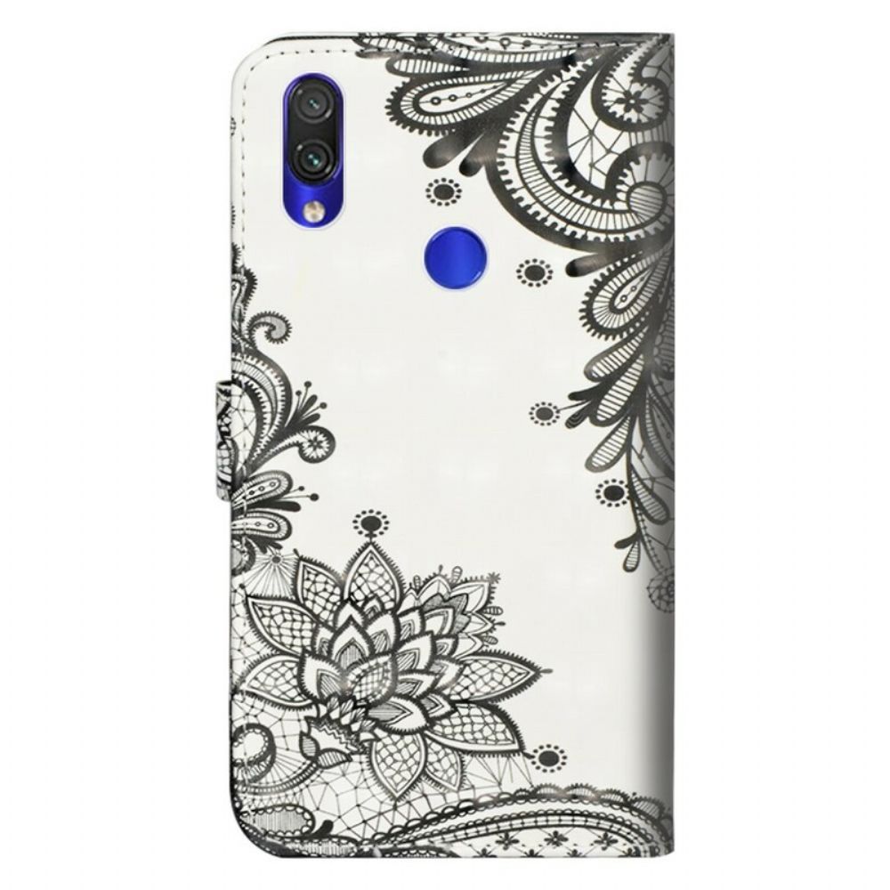 Folio-hoesje voor Xiaomi Redmi Note 7 Kant Mandala