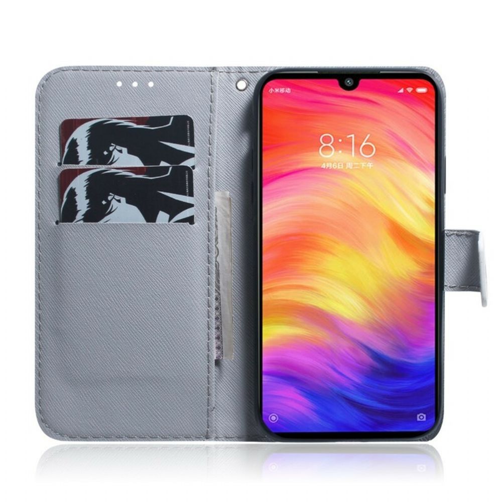 Folio-hoesje voor Xiaomi Redmi Note 7 Tijgergezicht