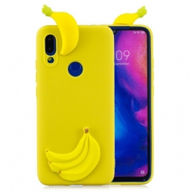 Hoesje voor Xiaomi Redmi Note 7 3d Banaan