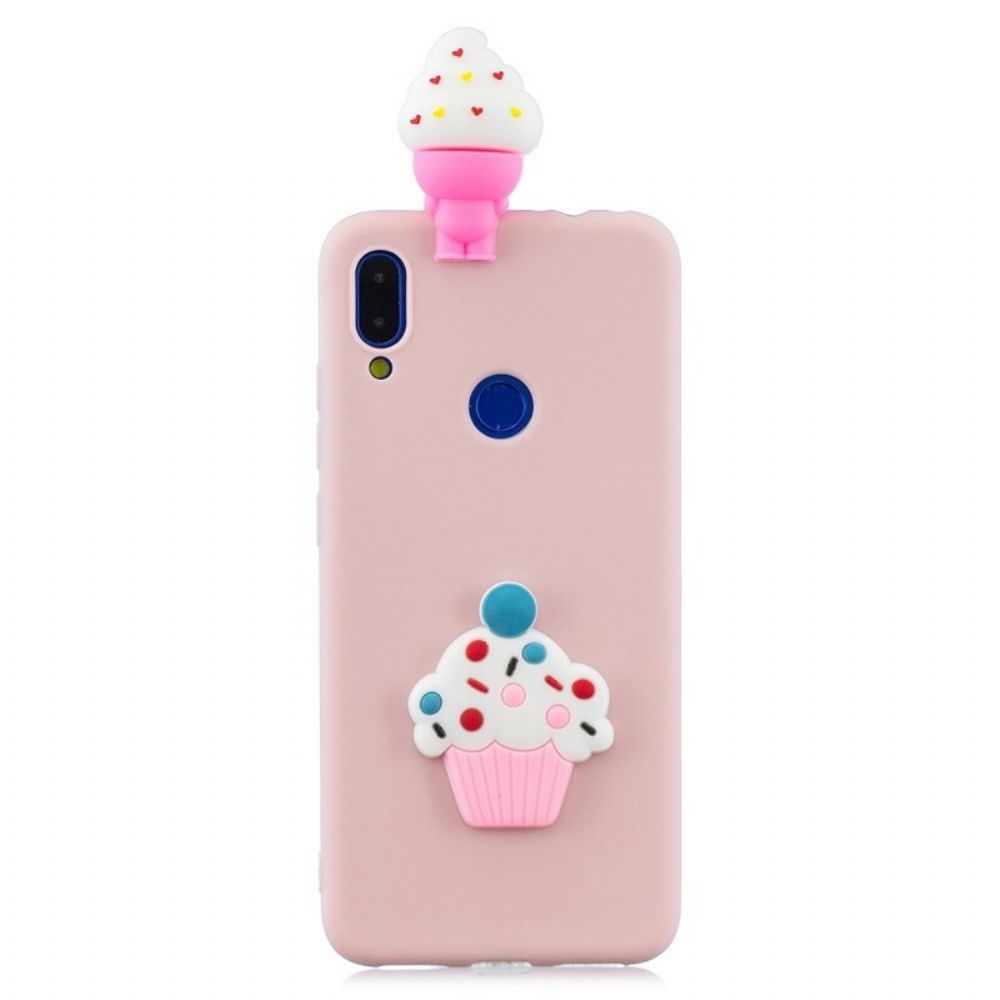 Hoesje voor Xiaomi Redmi Note 7 3d-cupcake