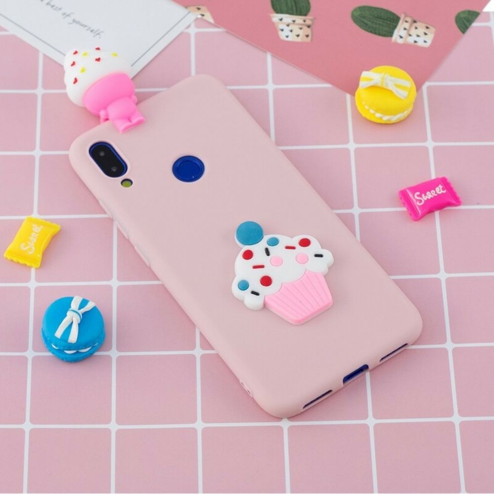 Hoesje voor Xiaomi Redmi Note 7 3d-cupcake