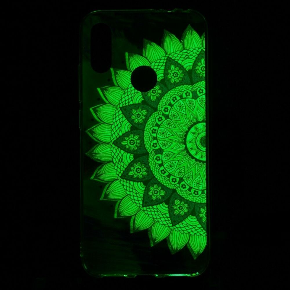 Hoesje voor Xiaomi Redmi Note 7 Fluorescerende Kleurrijke Mandala