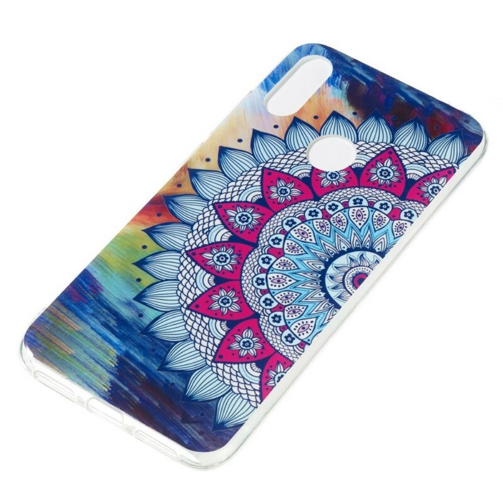 Hoesje voor Xiaomi Redmi Note 7 Fluorescerende Kleurrijke Mandala