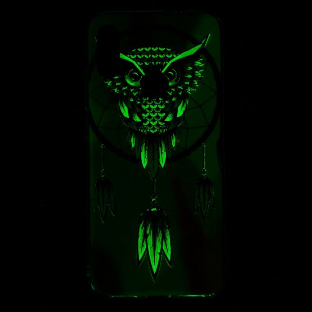 Hoesje voor Xiaomi Redmi Note 7 Fluorescerende Uil Dromenvanger