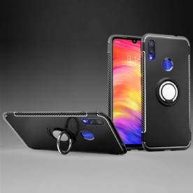 Hoesje voor Xiaomi Redmi Note 7 Koolstofvezelring