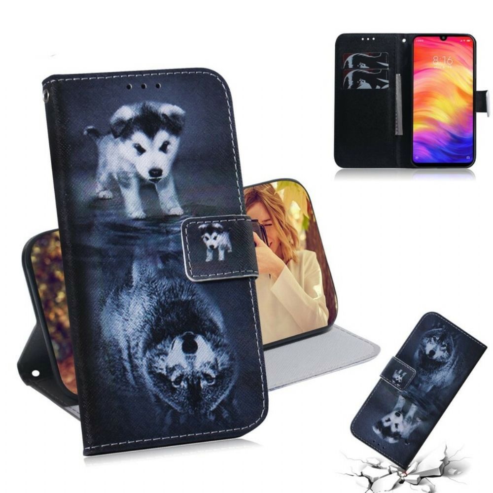 Leren Hoesje voor Xiaomi Redmi Note 7 Ernesto De Wolf