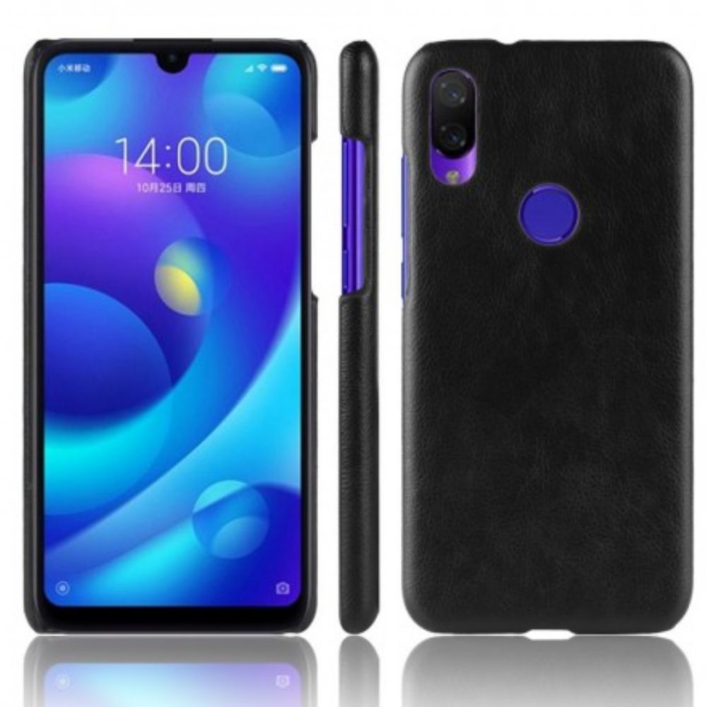 Telefoonhoesje voor Xiaomi Redmi Note 7 Lichi-leereffect