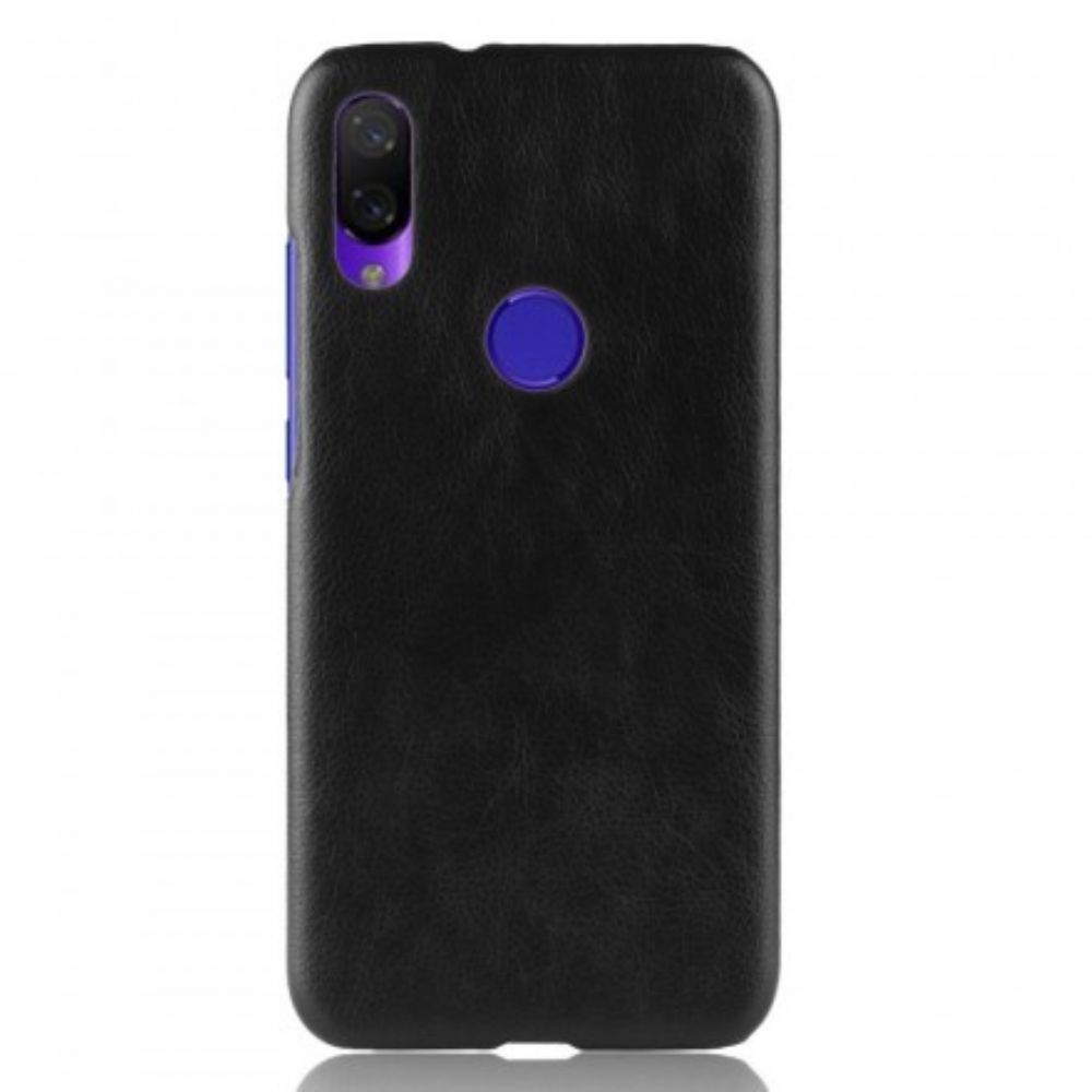 Telefoonhoesje voor Xiaomi Redmi Note 7 Lichi-leereffect