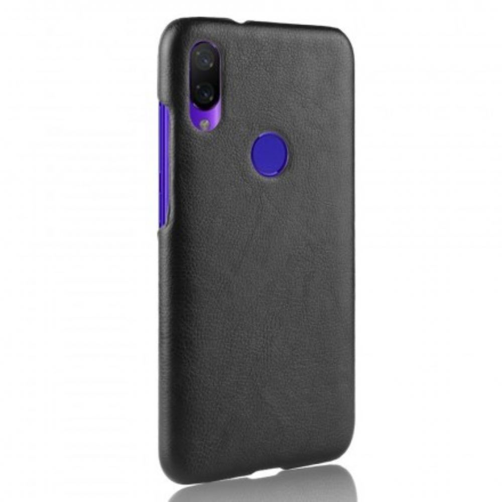 Telefoonhoesje voor Xiaomi Redmi Note 7 Lichi-leereffect