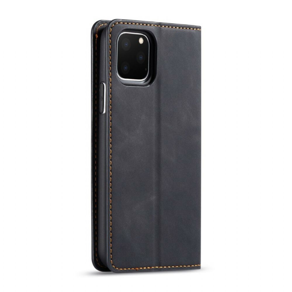 Bescherming Hoesje voor iPhone 11 Pro Max Folio-hoesje Lederen Effect Forwenw