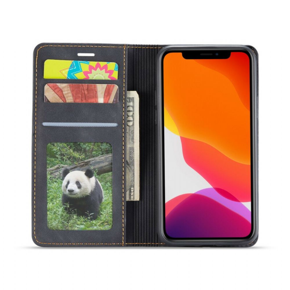 Bescherming Hoesje voor iPhone 11 Pro Max Folio-hoesje Lederen Effect Forwenw