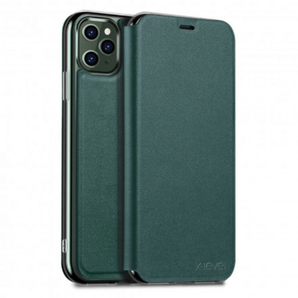 Bescherming Hoesje voor iPhone 11 Pro Max Folio-hoesje Shandoo Series X-level