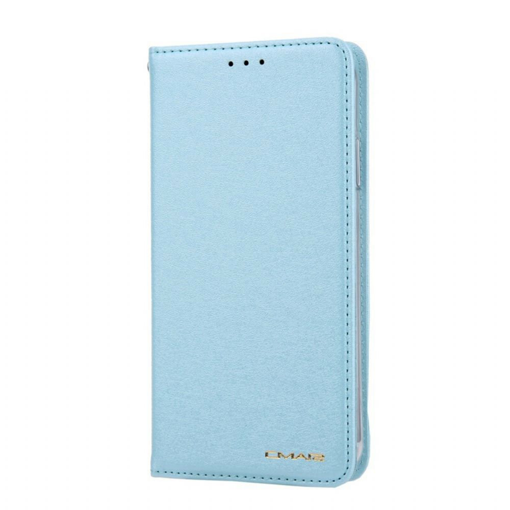 Bescherming Hoesje voor iPhone 11 Pro Max Folio-hoesje Zijde Textuur Leder Effect