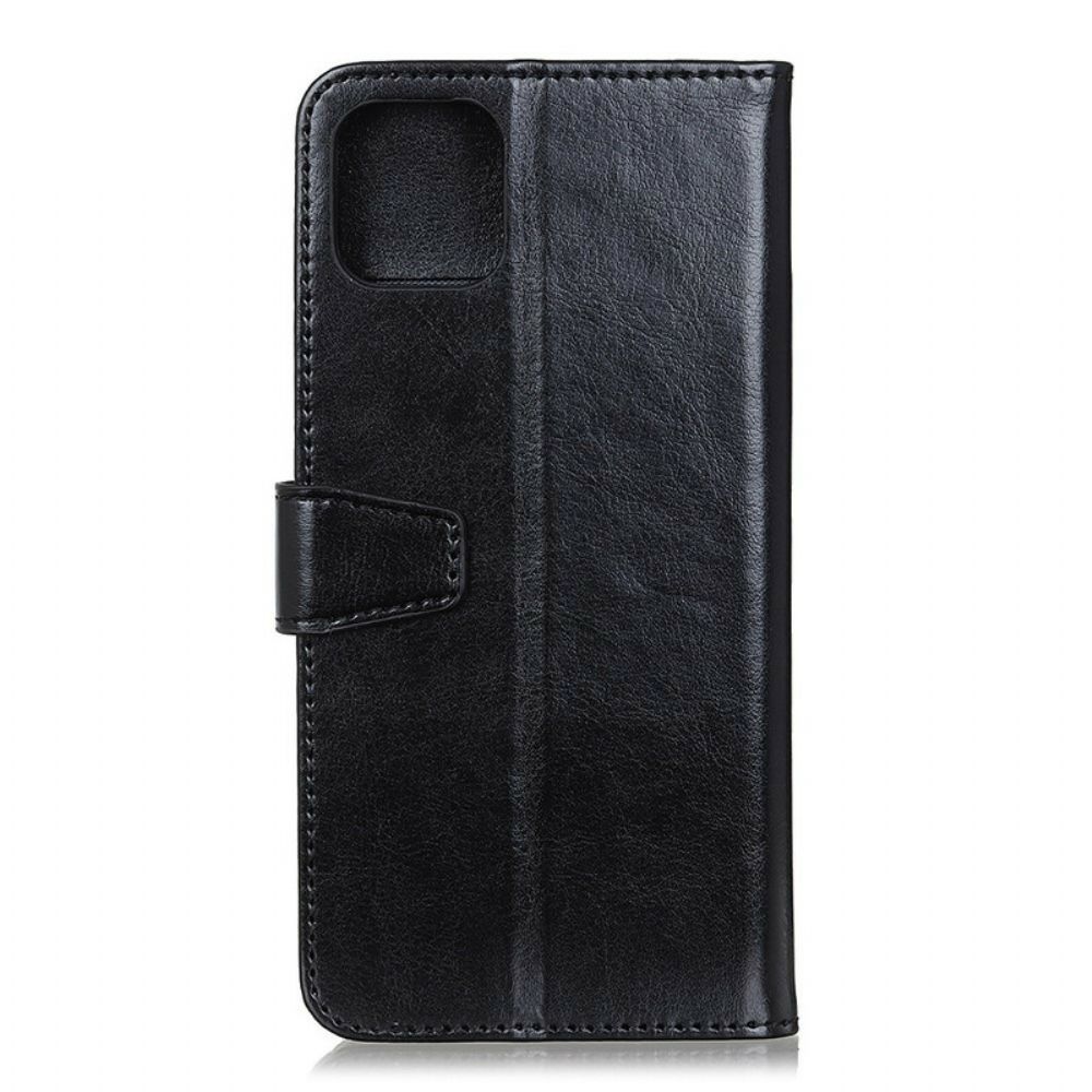 Folio-hoesje voor iPhone 11 Pro Max Trendy Lederen Stijl 2019