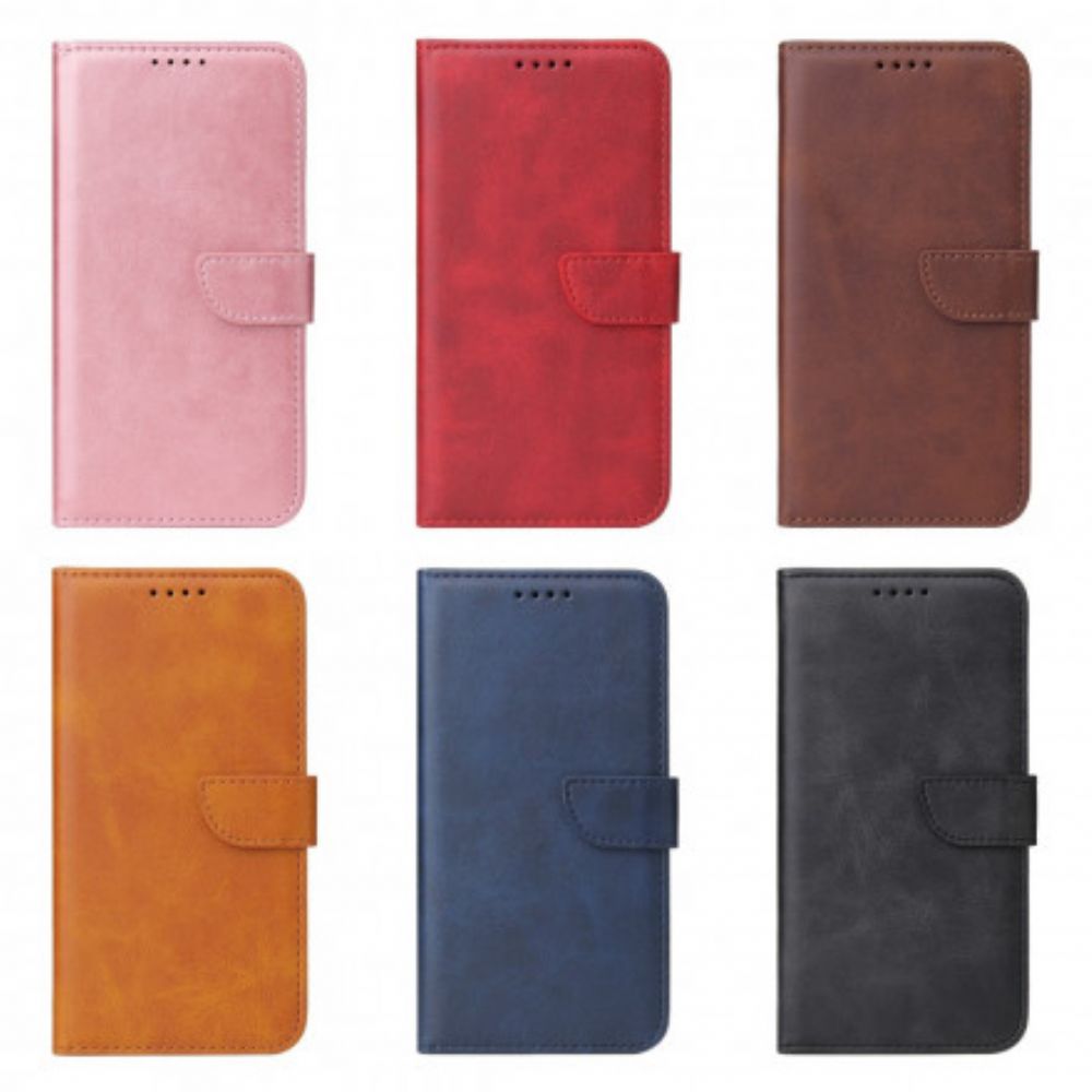 Folio-hoesje voor iPhone 11 Pro Max Vintage Lederen Stijl