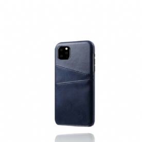 Hoesje voor iPhone 11 Pro Max Dubbele Kaarthouder