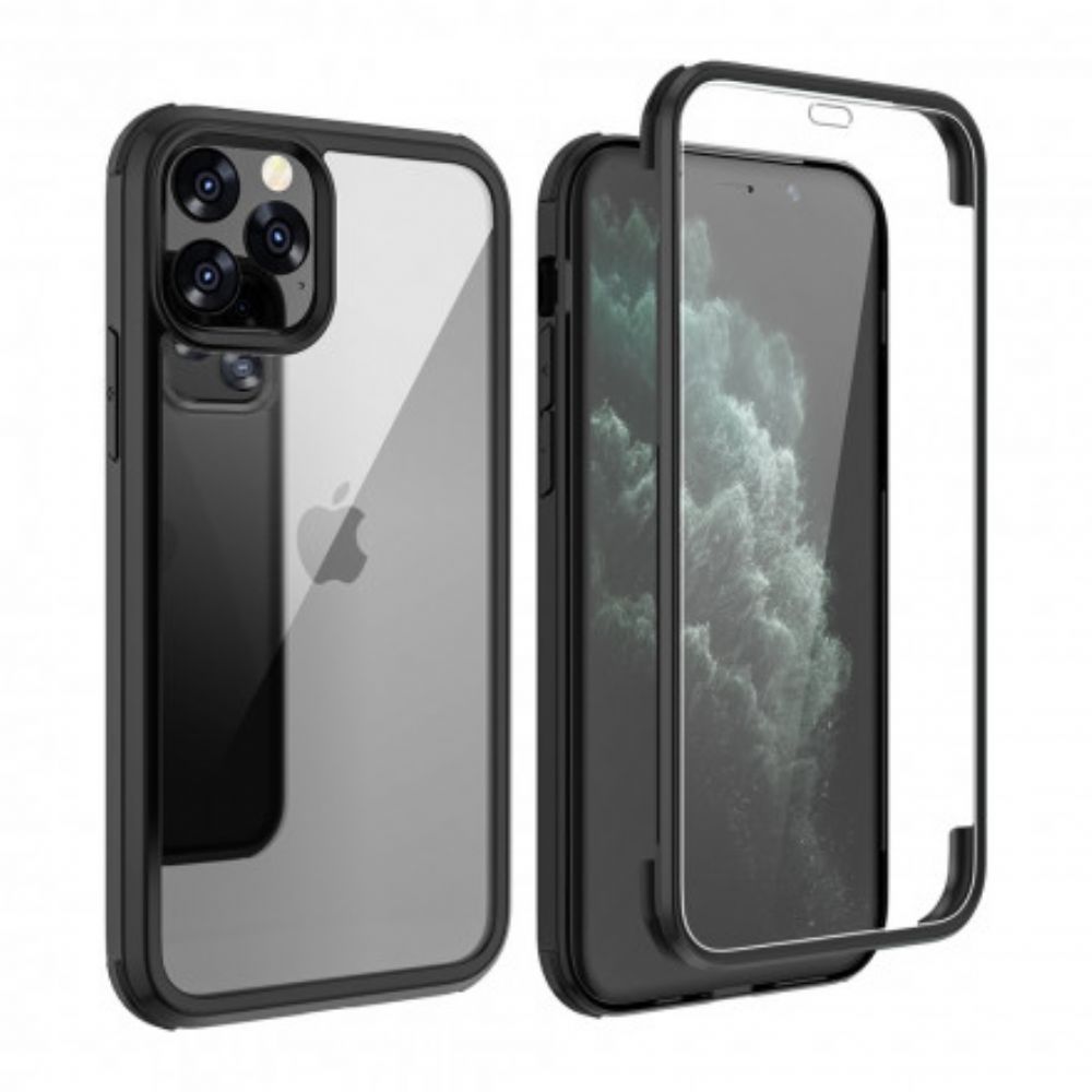 Hoesje voor iPhone 11 Pro Max Gehard Glas Voor En Achter