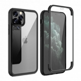 Hoesje voor iPhone 11 Pro Max Gehard Glas Voor En Achter