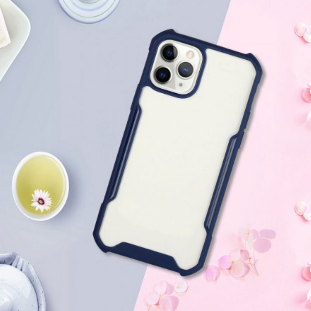 Hoesje voor iPhone 11 Pro Max Hybride Gekleurde Randen