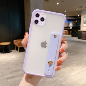 Hoesje voor iPhone 11 Pro Max Hybride Met Steunriem